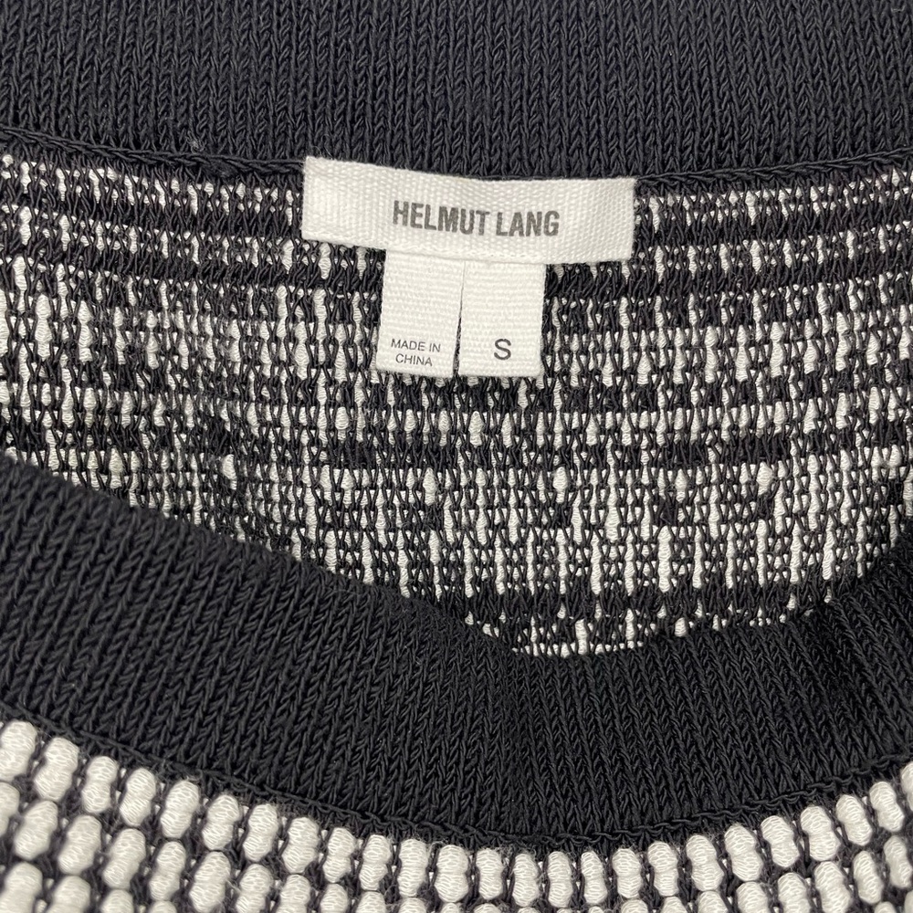 Helmut Lang Stretch Mini Skirt S Black/White Tweed - Picture 5 of 6